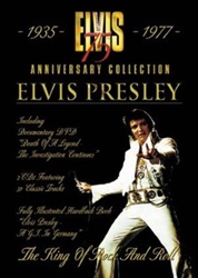 The King Elvis Presley, Front Cover, Book, December 7, 2009, Elvis Presley 75th Anniversary Collection, The King Of Rock And Roll