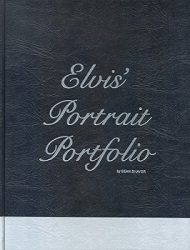 The King Elvis Presley, Front Cover, Book, 1983, Elvis' Portrait Portfolio