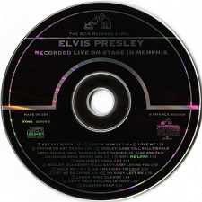 The King Elvis Presley, CD, RCA, 07863-50606-2, 1994, Recorded Live On Stage In Memphis