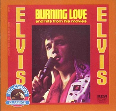 The King Elvis Presley, camden, cd, Front Cover, Burning Love And Hits From His Movies Vol. 2, Cad1-2595, 1987