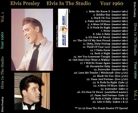 The King Elvis Presley, CD CDR Other, 2002, Elvis In The Studio, 1960, Volume 1