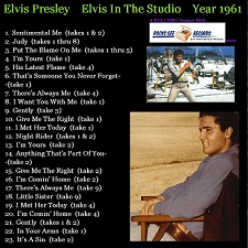 The King Elvis Presley, CD CDR Other, 2002, Elvis In The Studio, 1961, Volume 4
