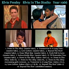 The King Elvis Presley, CD CDR Other, 2002, Elvis In The Studio, 1966, Volume 1