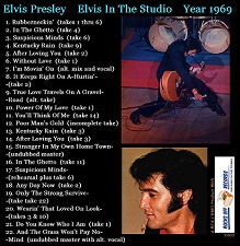 The King Elvis Presley, CD CDR Other, 2002, Elvis In The Studio, 1969, Volume 7