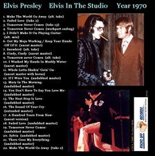 The King Elvis Presley, CD CDR Other, 2002, Elvis In The Studio, 1970, Volume 5