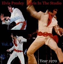 The King Elvis Presley, camden, cd, Front Cover, Elvis In The Studio, 1970, Volume 8, 2002
