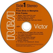 The King Elvis Presley, FTD, 506020-975047 April 30, 2013, From Elvis In Memphis