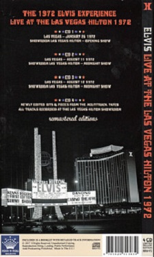 The 1972 Elvis Experience - Live At The Las Vegas Hilton 1972