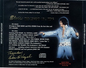 The King Elvis Presley, Import, 1989, The Legend Of A King [Radio Show]