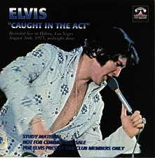 The King Elvis Presley, Front Cover / CD / Caught In The Act / 2027-2 / 2002