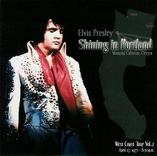 The King Elvis Presley, Front Cover / CD / Shining in Portland / 2039-2 / 2004