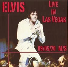 The King Elvis Presley, CDR PA, September 5, 1970, Las Vegas, Nevada