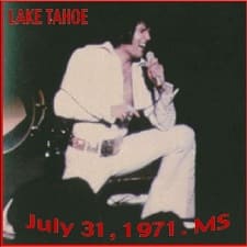 The King Elvis Presley, CDR PA, July 31, 1971, Lake Tahoe