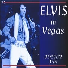 The King Elvis Presley, CDR PA, February 22, 1972, Las Vegas, Nevada