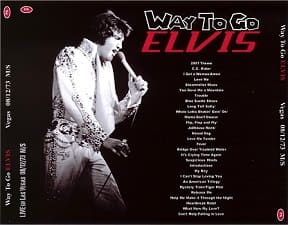 The King Elvis Presley, CDR PA, August 12, 1973, Las Vegas, Nevada