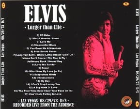 The King Elvis Presley, CDR PA, August 29, 1973, Las Vegas, Nevada
