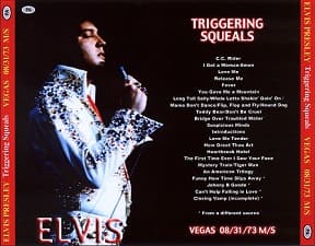 The King Elvis Presley, CDR PA, August 31, 1973, Las Vegas, Nevada