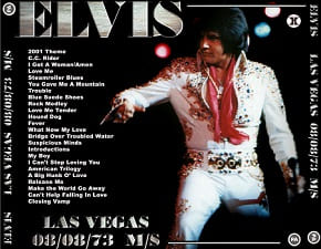 The King Elvis Presley, CDR PA, August 8, 1973, Las Vegas, Nevada