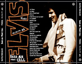 The King Elvis Presley, CDR PA, August 20, 1974, Las Vegas, Nevada, Hear Me When I Call