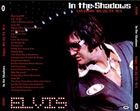 The King Elvis Presley, CDR PA, August 22, 1974, Las Vegas, Nevada, In The Shadows