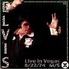 The King Elvis Presley, CDR PA, August 22, 1974, Las Vegas, Nevada, Live In Vegas