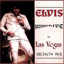 The King Elvis Presley, CDR PA, August 24, 1974, Las Vegas, Nevada, Recorded Live In Las Vegas