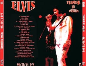 The King Elvis Presley, CDR PA, August 31, 1974, Las Vegas, Nevada, Turmoil In Vegas