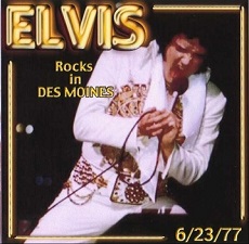 The King Elvis Presley, CDR pa, June 23, 1977, Des Moines, Iowa, Elvis Rocks In Des Moines