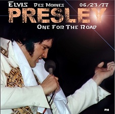The King Elvis Presley, CDR pa, June 23, 1977, Des Moines, Iowa, One For The Road