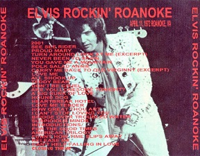 The King Elvis Presley, CD CDR Other, 1972, Rockin' Roanoke