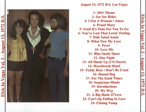 The King Elvis Presley, CD CDR Other, 1972, Elvis In Vegas Vol 2.