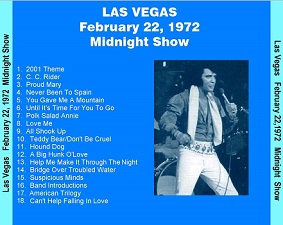 The King Elvis Presley, CD CDR Other, 1972, Las Vegas