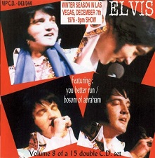 The King Elvis Presley, CD CDR Other, 1976, Winter Season In Las Vegas Volume 8