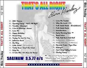 The King Elvis Presley, CD CDR Other, 1977, That's All Right