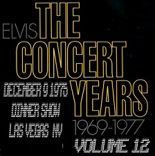 The King Elvis Presley, CDR, The Concert Years, Volume 12