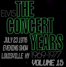 The King Elvis Presley, CDR, The Concert Years, Volume 15
