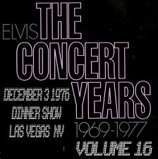 The King Elvis Presley, CDR, The Concert Years, Volume 16