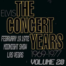 The King Elvis Presley, CDR, The Concert Years, Volume 20