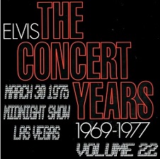 The King Elvis Presley, CDR, The Concert Years, Volume 22