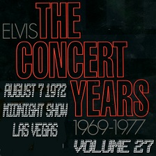 The King Elvis Presley, CDR, The Concert Years, Volume 27