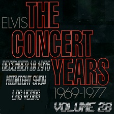 The King Elvis Presley, CDR, The Concert Years, Volume 28