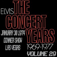 The King Elvis Presley, CDR, The Concert Years, Volume 29
