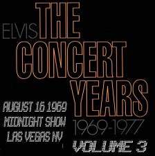 The King Elvis Presley, CDR, The Concert Years, Volume 3