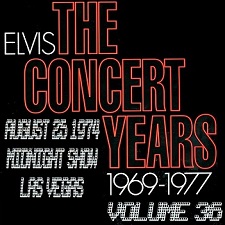 The King Elvis Presley, CDR, The Concert Years, Volume 36