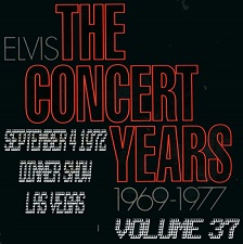 The King Elvis Presley, CDR, The Concert Years, Volume 37