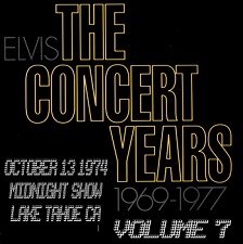 The King Elvis Presley, CDR, The Concert Years, Volume 7