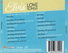 The King Elvis Presley, Back Cover / CD / Love Songs / 88697817172 / 2011
