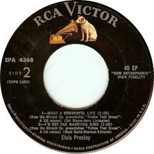 The King Elvis Presley, Side B, EP, Follow That Dream, epa-4368, April 17, 1962