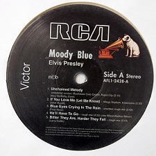 The King Elvis Presley, LP, FTD, 506020-975083, November 3, 2015, Moody Blue