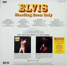 The King Elvis Presley, LP, FTD, 86974-84441, July 14, 2009, Standing Room Only